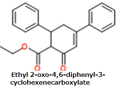 CAS#Ethyl 2-oxo-4,6-diphenyl-3-cyclohexenecarboxylate